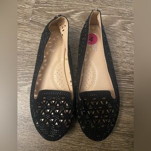 Black shoes with glitter size-4